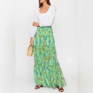 Alexis Roshan Floral Print Skirt/Size Medium